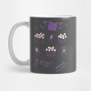 Feedsack Motif Sheet - Laundry Day Mug